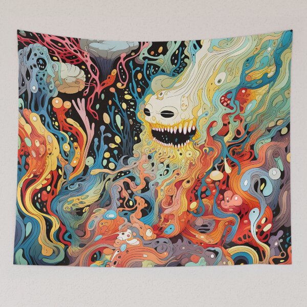 Item preview, Chaotic Fusion VII: Exploring the World of Psychedelic and Alien Doodles designed and sold by InsaneLEDP.