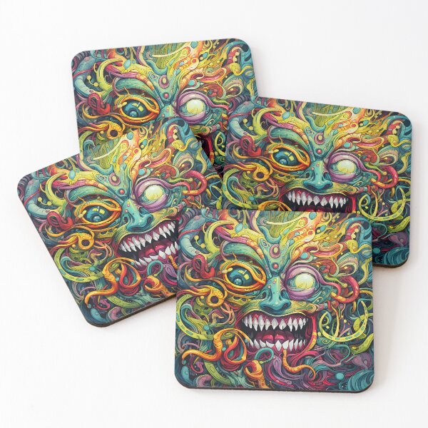 Item preview, Chaotic Fusion IX: Exploring the World of Psychedelic and Alien Doodles designed and sold by InsaneLEDP.