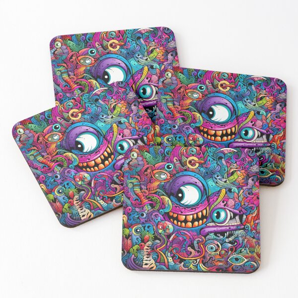 Item preview, Chaotic Fusion XI: Exploring the World of Psychedelic and Alien Doodles designed and sold by InsaneLEDP.