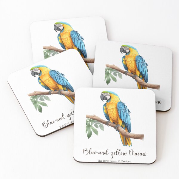 Item preview, A Blue-and-yellow Macaw designed and sold by GoodOldVintage.