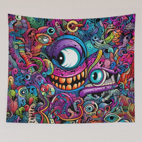 Item preview, Chaotic Fusion XI: Exploring the World of Psychedelic and Alien Doodles designed and sold by InsaneLEDP.