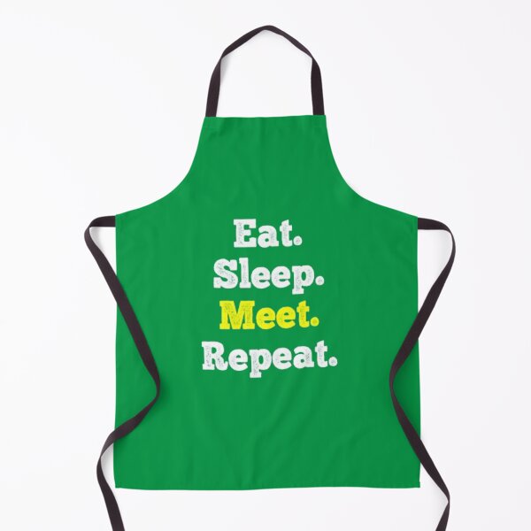 Item preview, Eat Sleep Meet Repeat designed and sold by SoberTeeCo.
