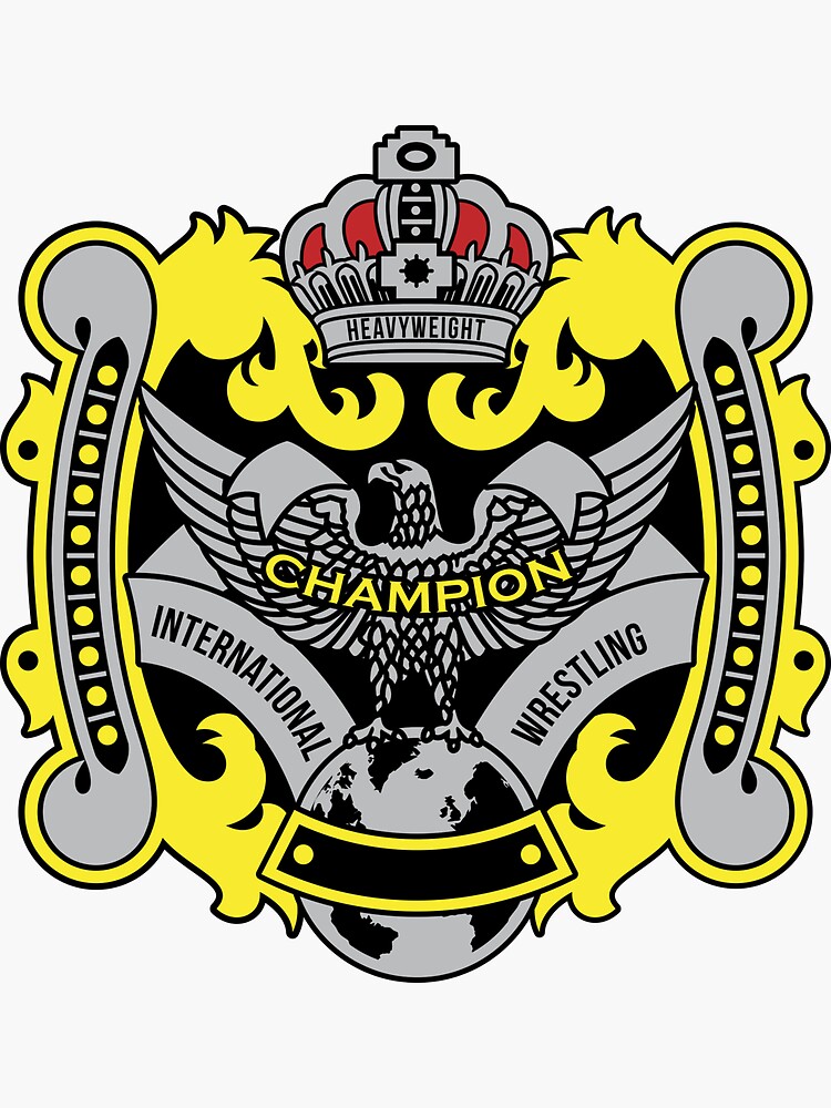 "AJPW Triple Crown" Sticker by nixongraphics Redbubble