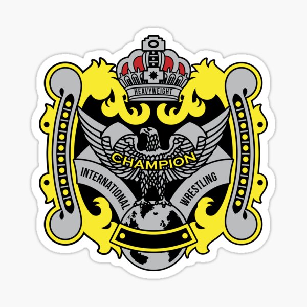 "AJPW Triple Crown" Sticker by nixongraphics Redbubble