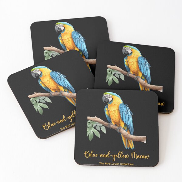 Item preview, A Blue-and-yellow Macaw designed and sold by GoodOldVintage.