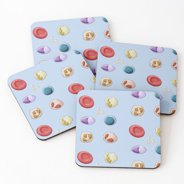 Item preview, Red Blood Cell and Types of White Blood Cells or Leukocytes designed and sold by ScienceSource.