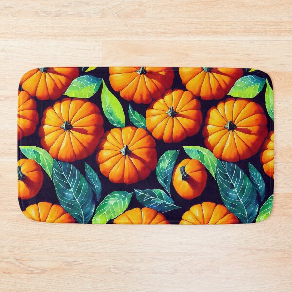 Item preview, Fall Autumn Pumpkins Gourds Repeating Seamless Pattern designed and sold by Itaya Art.