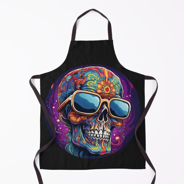 Item preview, "Cool Skull with Retro Shades - 60's Style Revived" designed and sold by Moxierama.