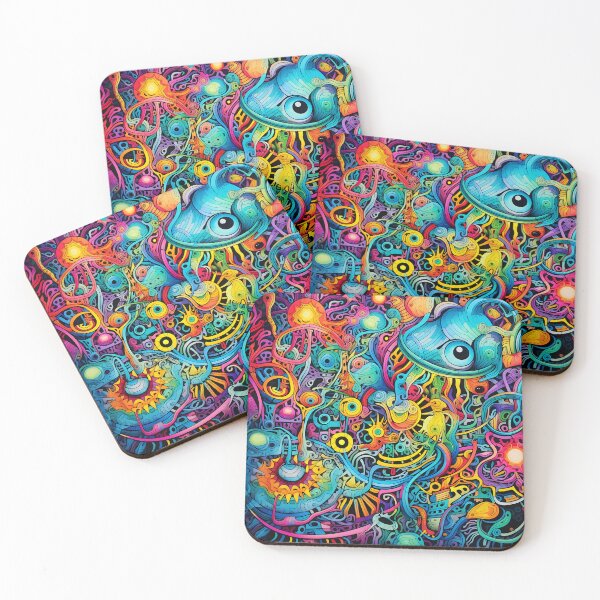 Item preview, Chaotic Fusion XV: Exploring the World of Psychedelic and Alien Doodles designed and sold by InsaneLEDP.