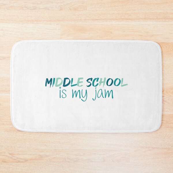 Item preview, Middle School is My Jam | junior high | Teacher | Jr High | Blue designed and sold by ShoniwDesigns.