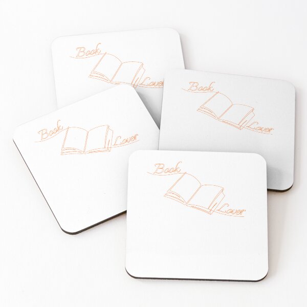 Item preview, Simple bookish orange line design for readers   designed and sold by MerytonGallery.