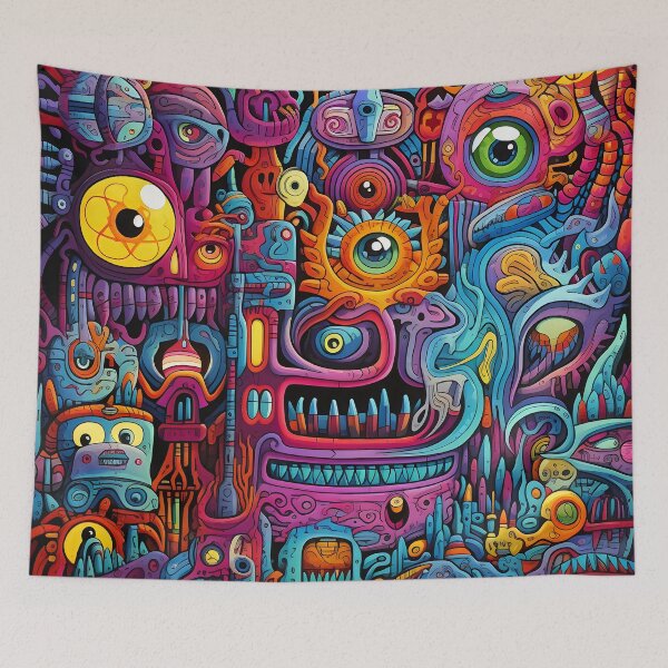 Item preview, Chaotic Fusion XVIII: Exploring the World of Psychedelic and Alien Doodles designed and sold by InsaneLEDP.