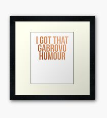 Gabrovo Humour Framed Print