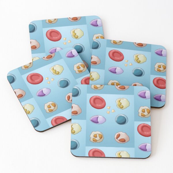 Item preview, Red Blood Cell and Types of White Blood Cells or Leukocytes  designed and sold by ScienceSource.