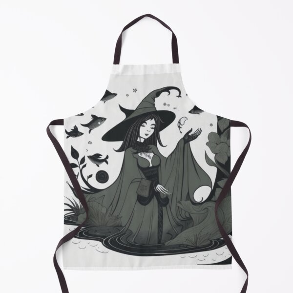 Item preview, A witch in the swamp with a fish designed and sold by ac-virtualshop.