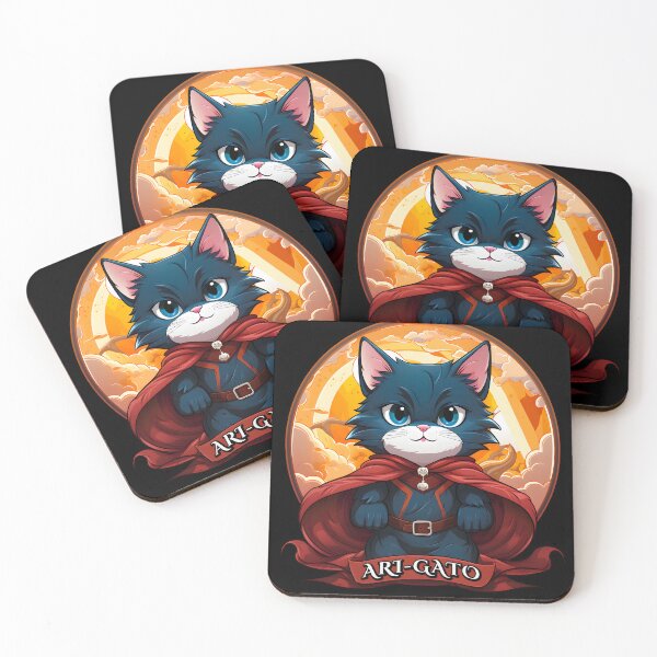 Item preview, Fearless Feline: The Ari-gato (Thank You) Superhero designed and sold by Nange and Gabe.