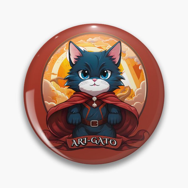 Item preview, Fearless Feline: The Ari-gato (Thank You) Superhero designed and sold by Nange and Gabe.