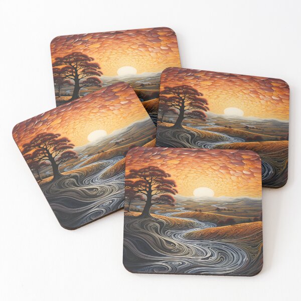Item preview, Colorful Landscape Artwork designed and sold by ArtbyAiGallery.