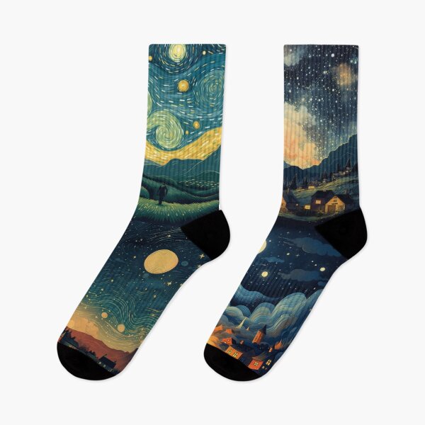 Item preview, Starry Night in Four Styles designed and sold by LadybellVintage.