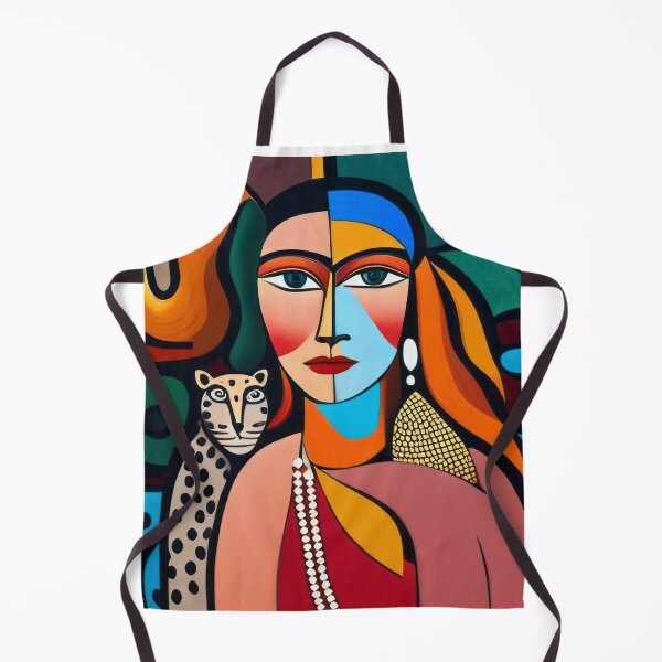 Item preview, Lady with leopard by Brunella Martinez designed and sold by Reunimage.