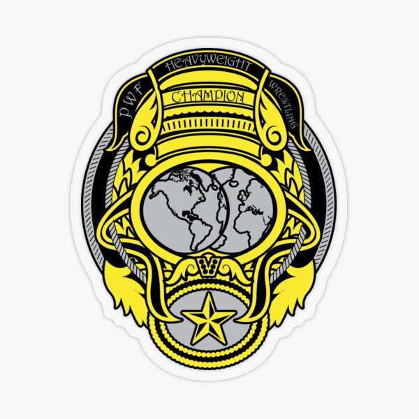 "AJPW Triple Crown Championship" Sticker by nixongraphics Redbubble