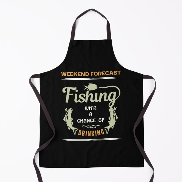 Item preview, Weekend Forecast: Fishing With A Chance of Drinking - Funny Fishing Quote designed and sold by Heartee.