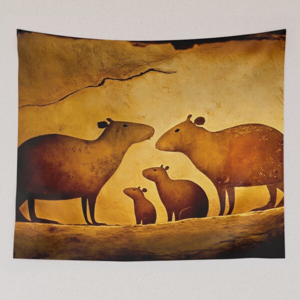 Item preview, Capybara Cave Art designed and sold by SilverFrog.