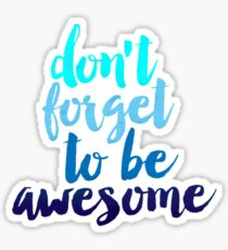 DFTBA Aqua-Teal Sticker