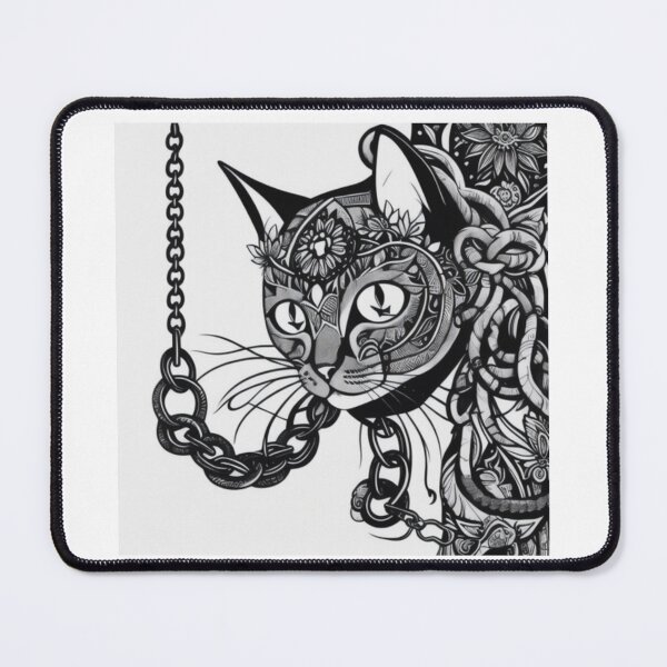 Item preview, A cat watched over by chains from the top floor designed and sold by ac-virtualshop.