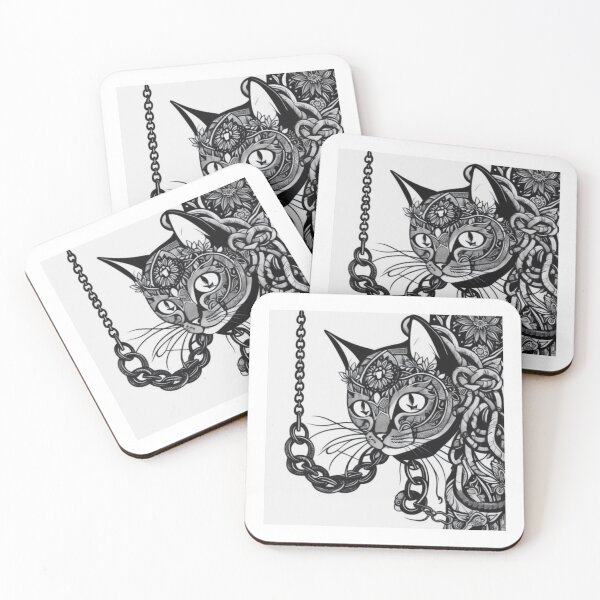 Item preview, A cat watched over by chains from the top floor designed and sold by ac-virtualshop.