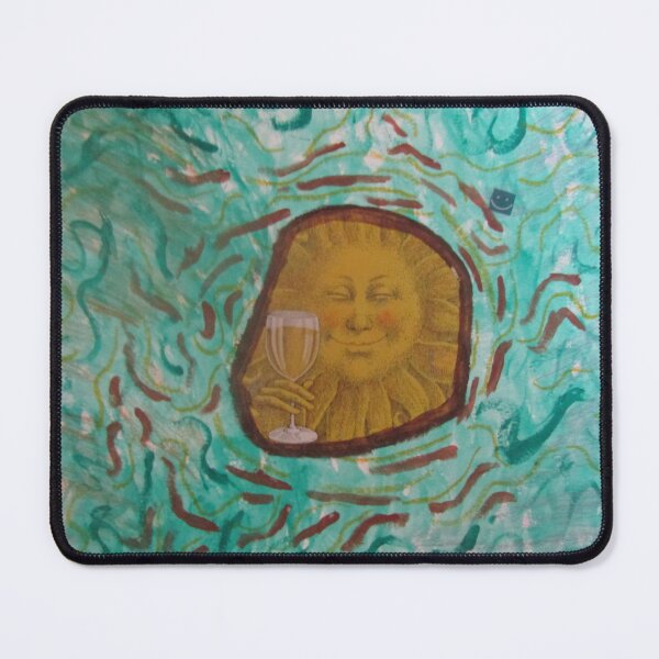 Item preview, Sun enjoying a glass of wine designed and sold by AnArtistAtWork.