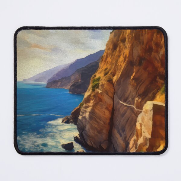 Item preview, LIGURIAN CLIFFS ADORNED designed and sold by ArtbyRolleen.