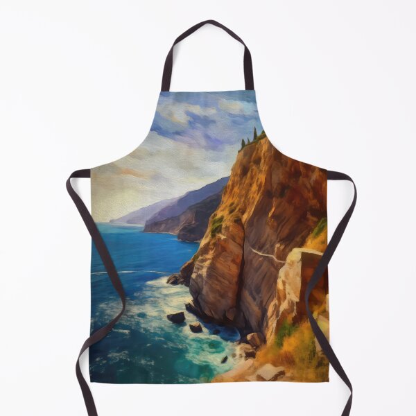 Item preview, LIGURIAN CLIFFS ADORNED designed and sold by ArtbyRolleen.