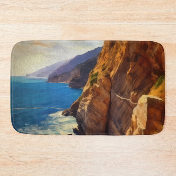 Item preview, LIGURIAN CLIFFS ADORNED designed and sold by ArtbyRolleen.
