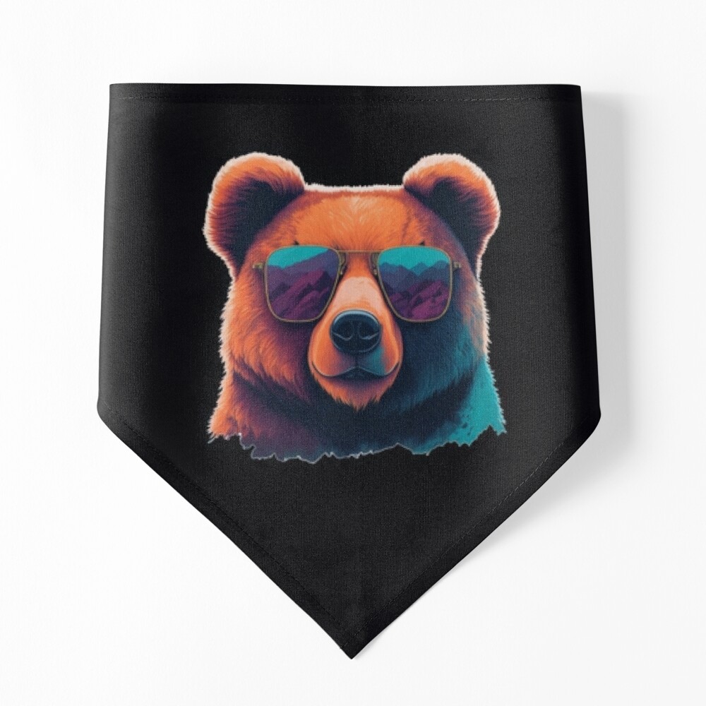 Embrace the Wild Side in Style: Grizzly Bear with Sunglasses