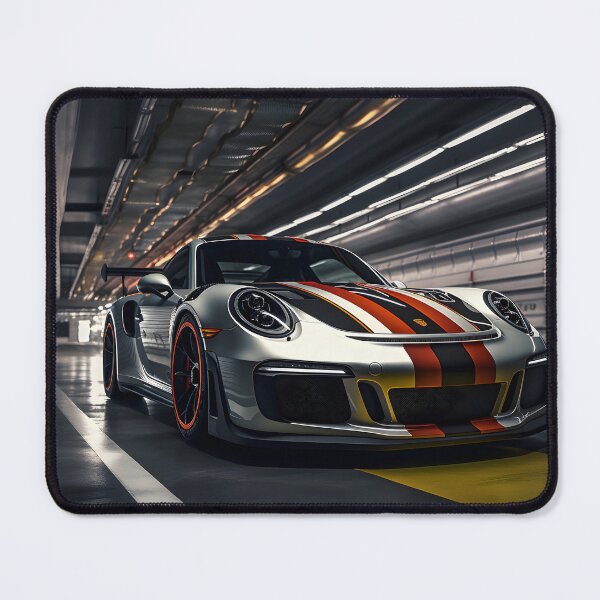 Item preview, Race Car on Indoor Track Motorsport Speed Art designed and sold by boldbrushstroke.