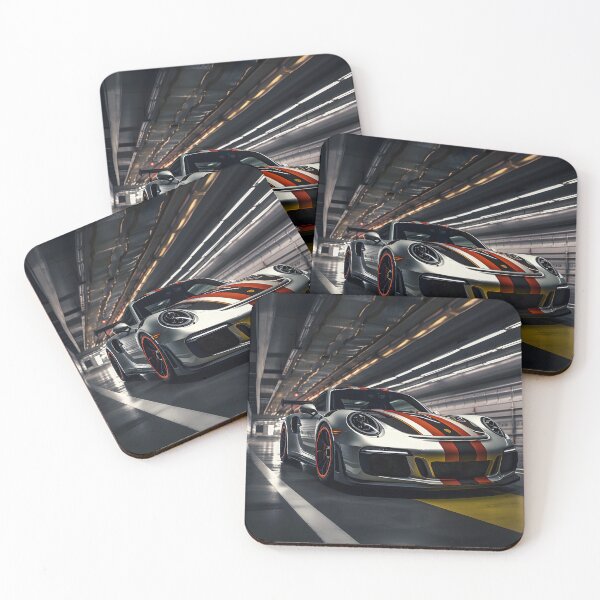 Item preview, Race Car on Indoor Track Motorsport Speed Art designed and sold by boldbrushstroke.
