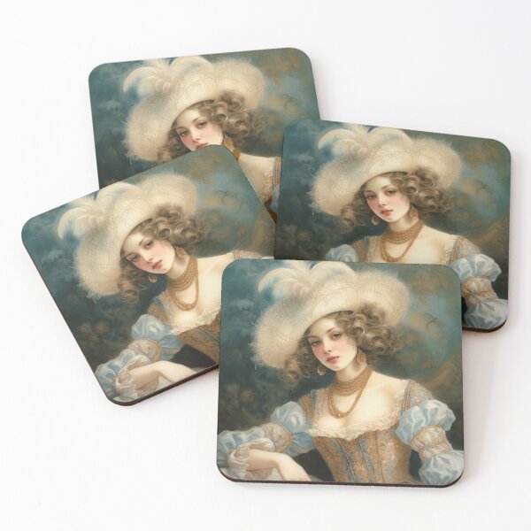 Item preview, Short Haired Beauty designed and sold by LadybellVintage.