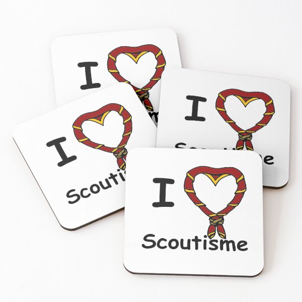 Item preview, Design I love Scouting heart shaped scout scarf designed and sold by Artabbydesign.