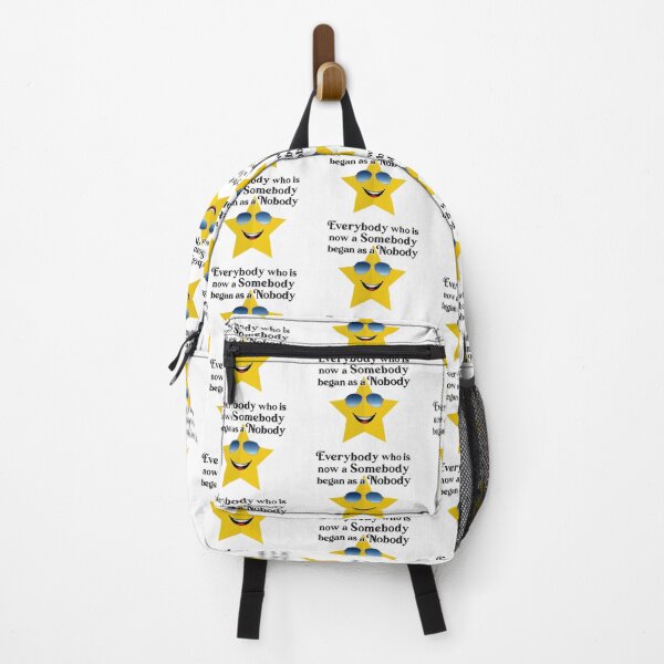 Item preview, Everybody who is now a Somebody began as a Nobody designed and sold by Karen Wood.