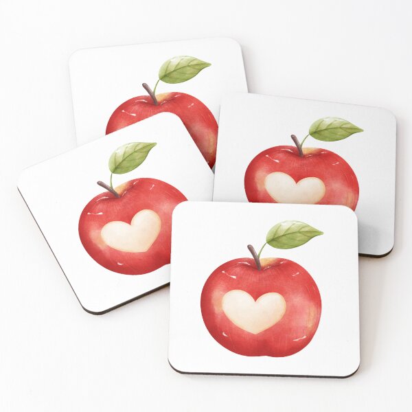 Item preview, Apple Love Heart designed and sold by MonkeyBizness.