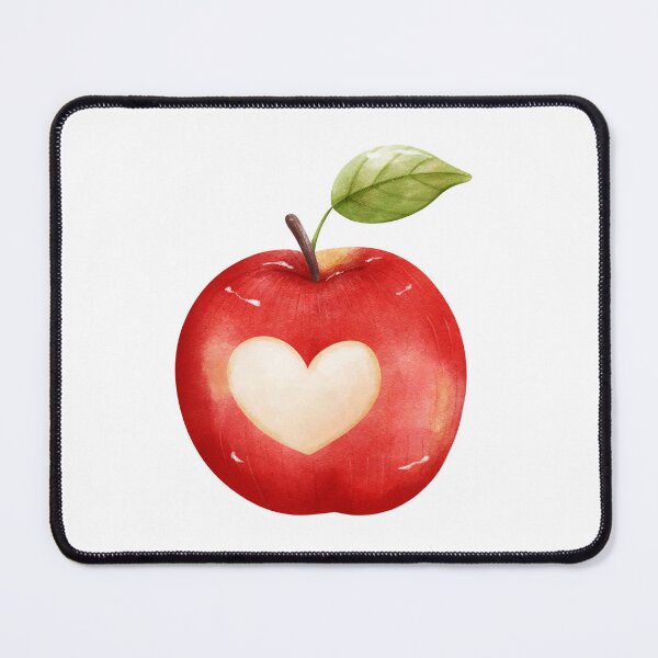 Item preview, Apple Love Heart designed and sold by MonkeyBizness.