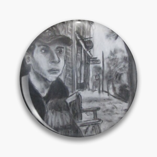 Item preview, Charcoal Self portrait  designed and sold by AnArtistAtWork.