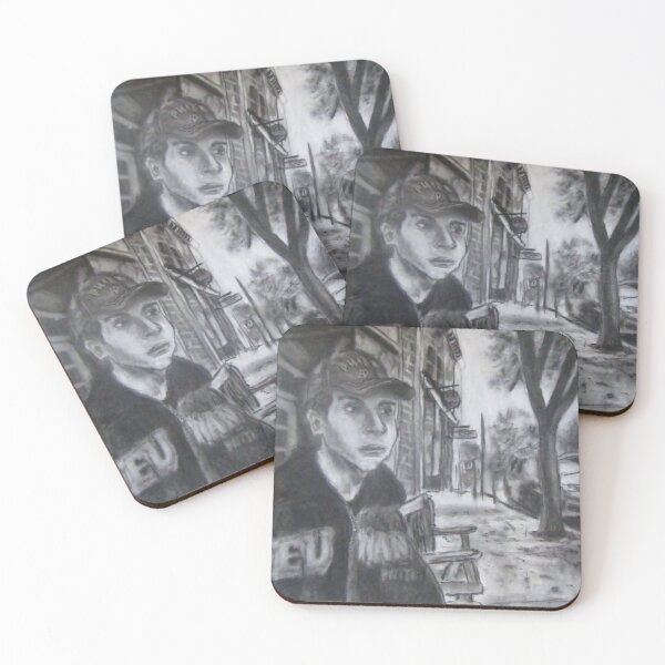 Item preview, Charcoal Self portrait  designed and sold by AnArtistAtWork.