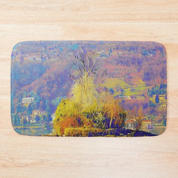 Item preview, LITTLE ISLAND ON LAKE COMO  designed and sold by ArtbyRolleen.