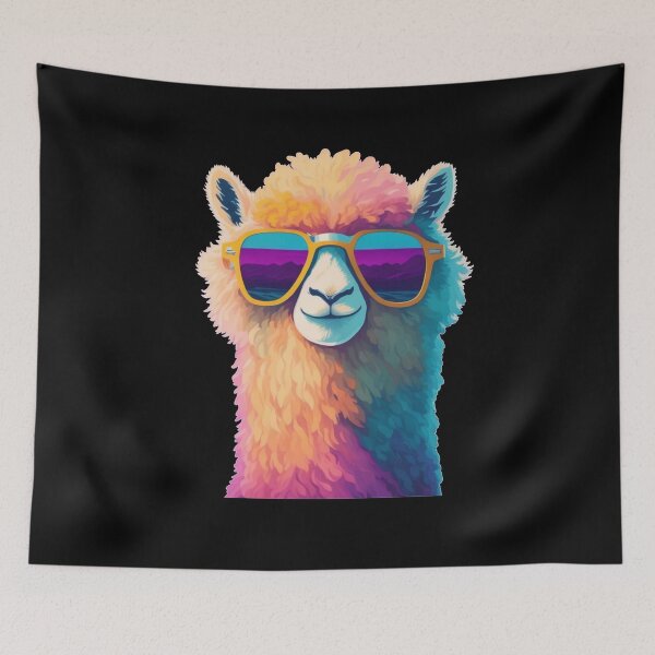 Item preview, Alpaca in sunglasses designed and sold by Pug-Obsession.
