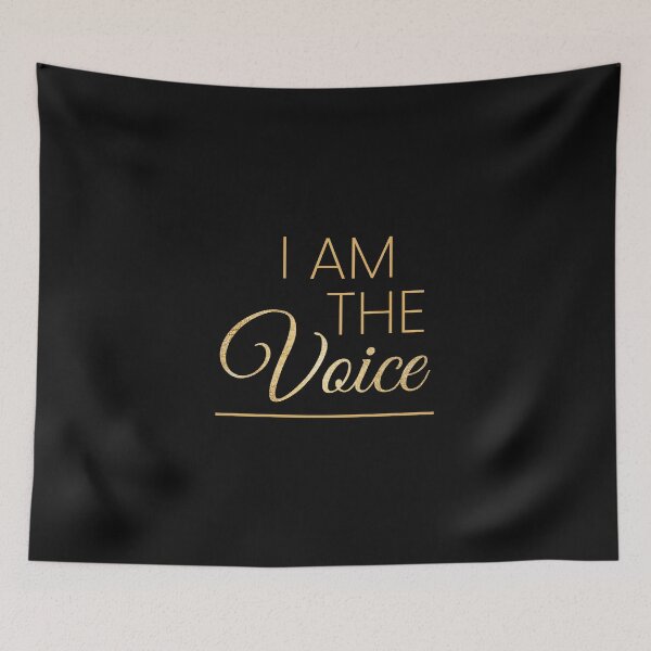 Item preview, Motivational Typography I Am The Voice Power Believe in yourself Self love designed and sold by SandaArtDesign.