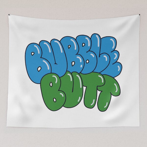 Item preview, Bubble Butt - Major Lazer lyric video motif - adonitology designed and sold by jimmy-digital.