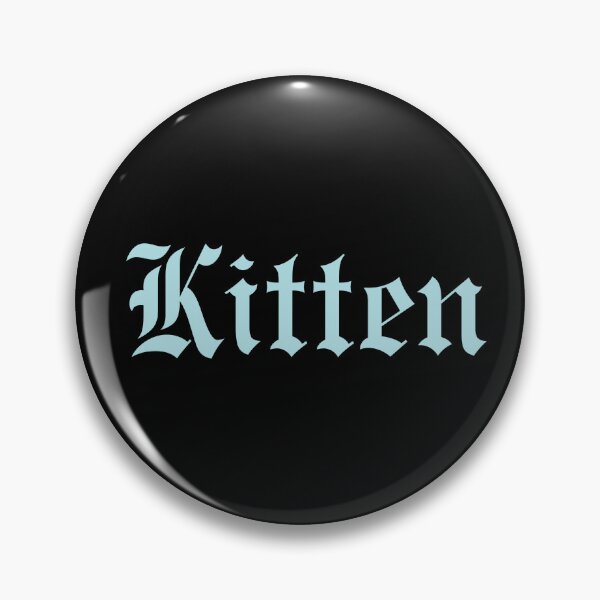 Item preview, Kitten Text Powder Blue designed and sold by Ninjakandy.
