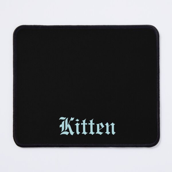 Item preview, Kitten Text Powder Blue designed and sold by Ninjakandy.
